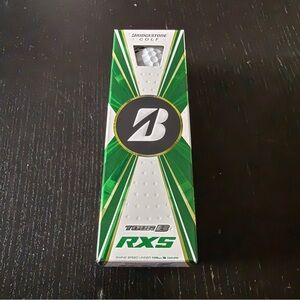 Bridgestone Tour B RXS Golf Balls - White - 1 Sleeve (3 Balls)
